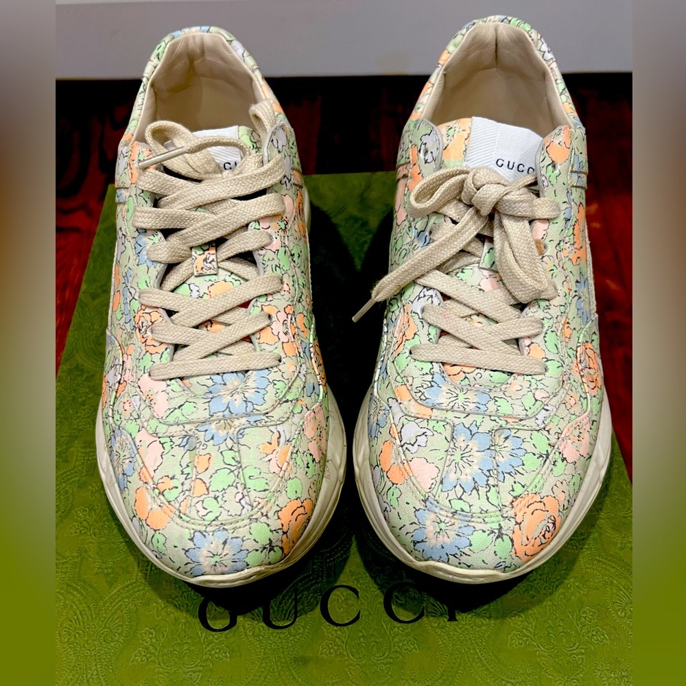 GG Rhyton Flora Sneakers